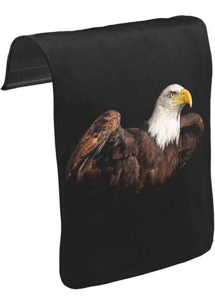 T-Shirt T-Shirt Kartal 2 Unisex Siyah Tak-Çıkar Postacı Çanta Kapağı CK-531