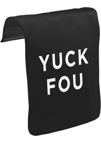 T-Shirt T-Shirt Yuck Fou Unisex Siyah Tak-Çıkar Postacı Çanta Kapağı CK-1041
