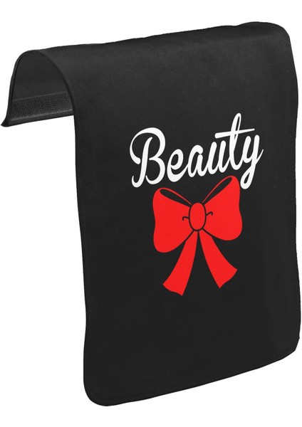 T-Shirt T-Shirt Beauty And The Beast - Beauty Unisex Siyah Tak-Çıkar Postacı Çanta Kapağı CK-1541