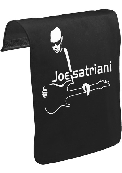 T-Shirt T-Shirt Joe Satriani - Gitar Unisex Siyah Tak-Çıkar Postacı Çanta Kapağı CK-1371