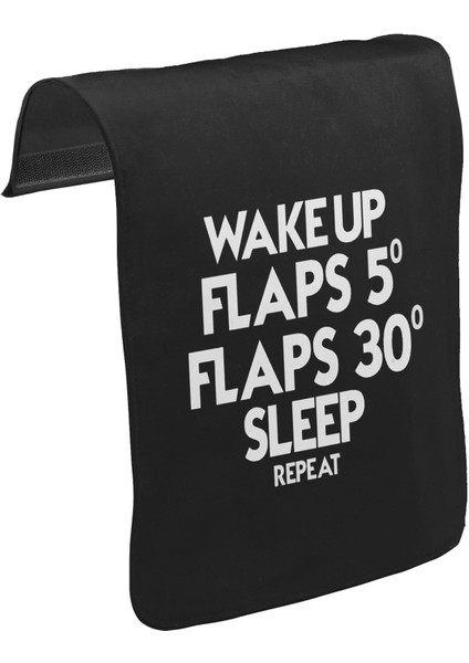 T-Shirt T-Shirt Uçuş - Flap Unisex Siyah Tak-Çıkar Postacı Çanta Kapağı CK-1069