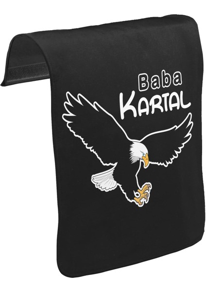 T-Shirt T-Shirt Baba Kartal Unisex Siyah Tak-Çıkar Postacı Çanta Kapağı CK-1443