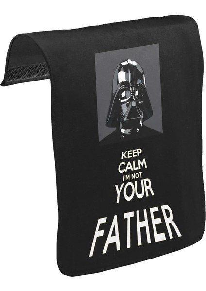 T-Shirt T-Shirt Star Wars - Not Your Father Unisex Siyah Tak-Çıkar Postacı Çanta Kapağı CK-1510