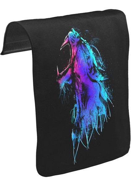 T-Shirt T-Shirt Howling Unisex Siyah Tak-Çıkar Postacı Çanta Kapağı CK-168