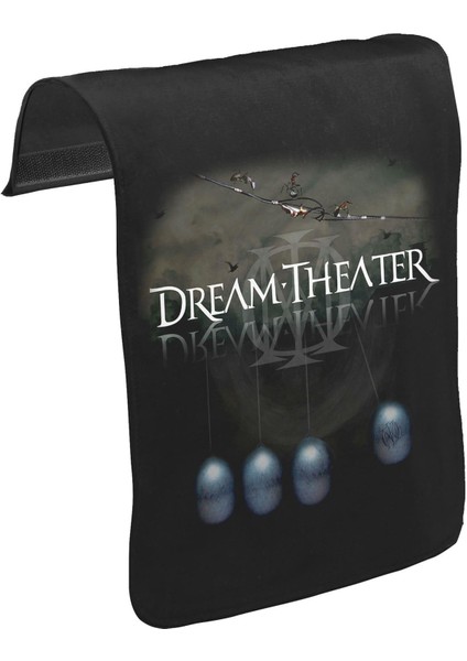 T-Shirt T-Shirt Dream Theater - Octavarium Unisex Siyah Tak-Çıkar Postacı Çanta Kapağı CK-1144