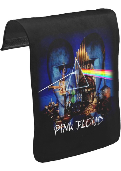 T-Shirt T-Shirt Pink Floyd - Above The Light Unisex Siyah Tak-Çıkar Postacı Çanta Kapağı CK-222