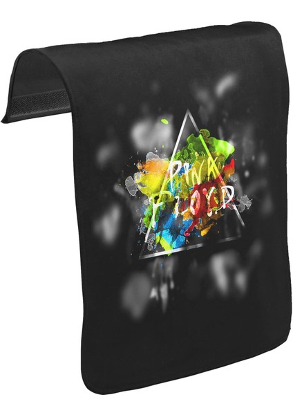 T-Shirt T-Shirt Pink Floyd Unisex Siyah Tak-Çıkar Postacı Çanta Kapağı CK-226
