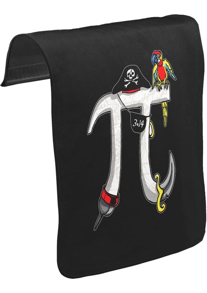 T-Shirt T-Shirt Matematik - Pi Iv Unisex Siyah Tak-Çıkar Postacı Çanta Kapağı CK-1301