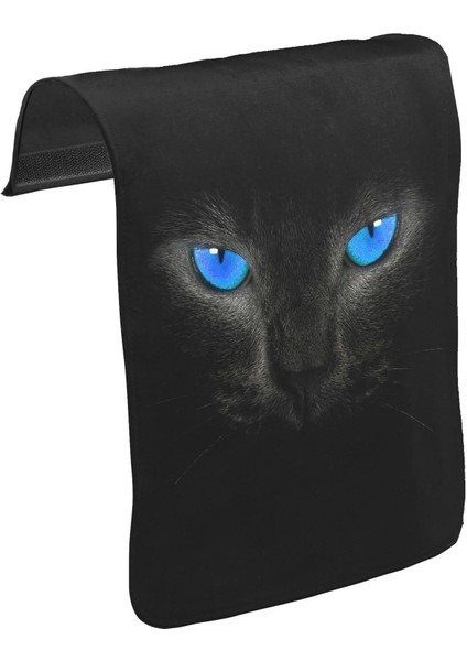 T-Shirt T-Shirt Kedi Iı Unisex Siyah Tak-Çıkar Postacı Çanta Kapağı CK-1320