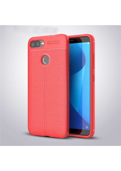 Asus Zenfone Max Plus (M1) ZB570TL Kılıf Deri Tarzı Niss Silikon Case