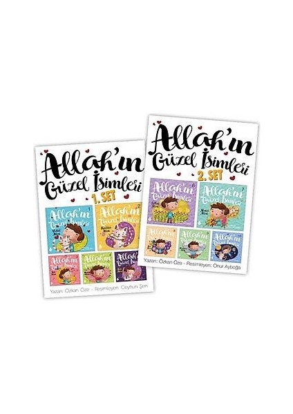 Allah In Güzel Isimleri 1. ve 2. Set (10 Kitap)