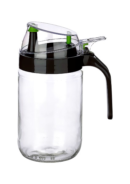 Cam Yağdanlık - Kulplu Sirkelik Sosluk 660ML