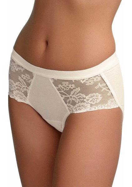 Private Dantelli Krem Slip 1311