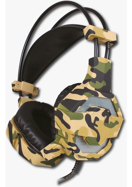 Sr-X8 Srx9 Kamuflaj Desenli Oyucu Kulaklık