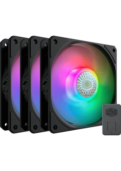 Cooler Master Masterfan Sickleflow 120MM Argb Ledli 3X120MM Kasa Fan Kiti MFX-B2DN-183PA-R1