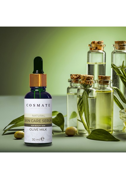 Natural Zeytin Sütü Cilt Bakım Serumu 30 ml