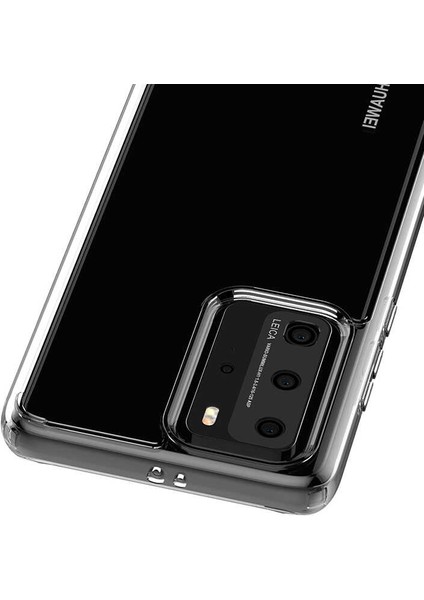 Huawei Nova 5t Kapak Sert Silikon Şeffaf Kılıf