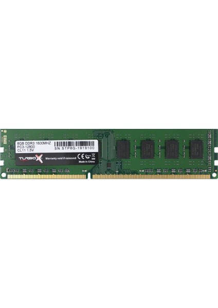 Evorion S 8gb Ddr3 1333MHZ Pc Ram
