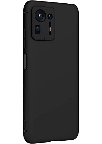Xiaomi Mix 4 Elektrocase Serisi Kamera Korumalı Silikon Kılıf - Siyah