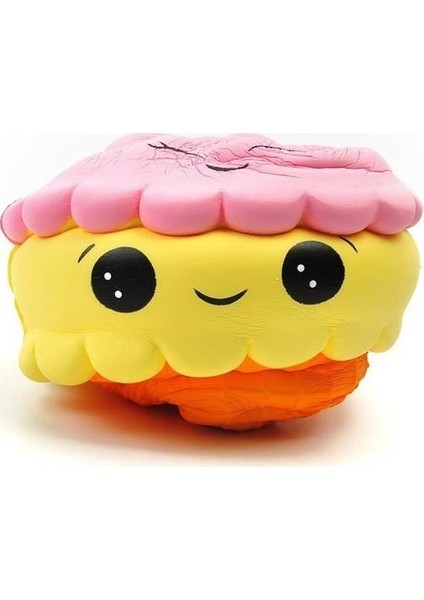 Renkli Külah Squishy Yumuşak Anahtarlık Çanta Süsü