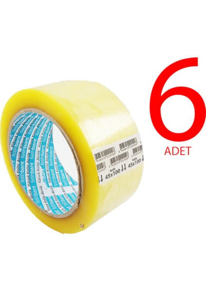 Koli Bandı 100 Metre x 45 mm (6 Adet)