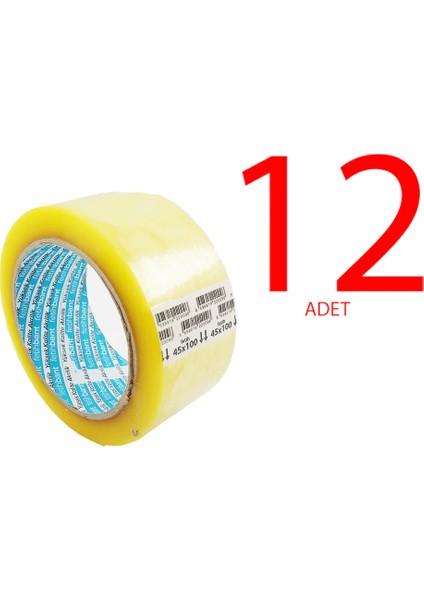 Koli Bandı 100 Metre x 45 mm (12 Adet)