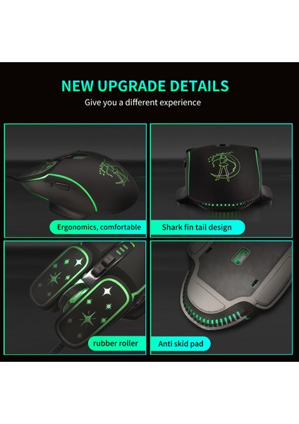 7200 Dpı Rgb Oyun Faresi (Yurt Dışından) fırsatları