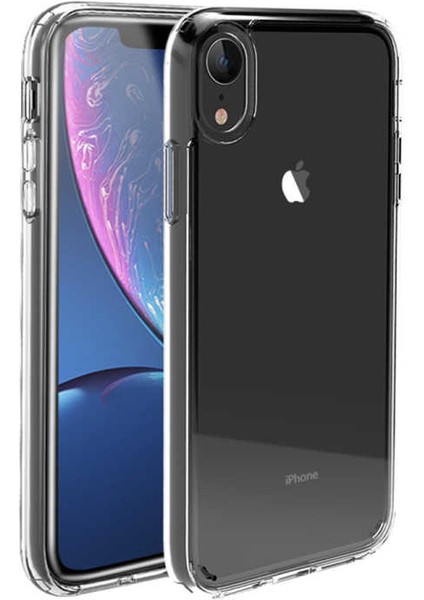 Apple iPhone Xr Kapak Sert Silikon Şeffaf Kılıf