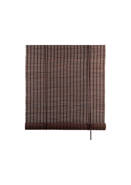 Bambu Stor Perde 90 x 180 cm Koyu Kahverengi