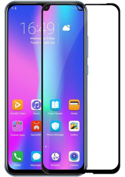 Huawei P Smart 2019 6d Nano Kırılmaz Cam Ekran Koruyucu Plastik ve Cam Karışımı