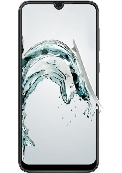 Samsung Galaxy M30 Tam Kaplayan 6d Nano Kırılmaz Cam Ekran Koruyucu Plastik ve Cam Karışımı modelleri