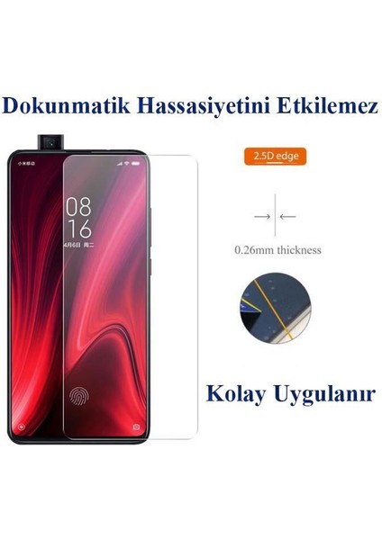 Xiaomi Mi 9t Nano Kırılmaz Cam Ekran Koruyucu Plastik ve Cam Karışımı fiyatları
