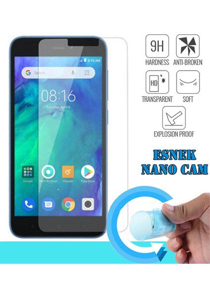 Xiaomi Redmi Go Nano Kırılmaz Cam Ekran Koruyucu Plastik ve Cam Karışımı