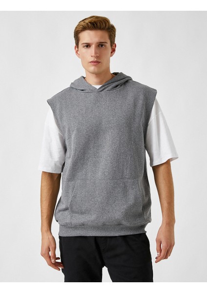 Kapşonlu Kolsuz Sweatshirt modelleri