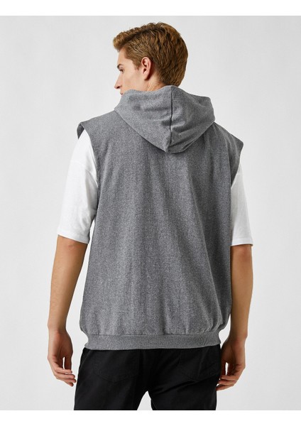 Kapşonlu Kolsuz Sweatshirt fırsatları