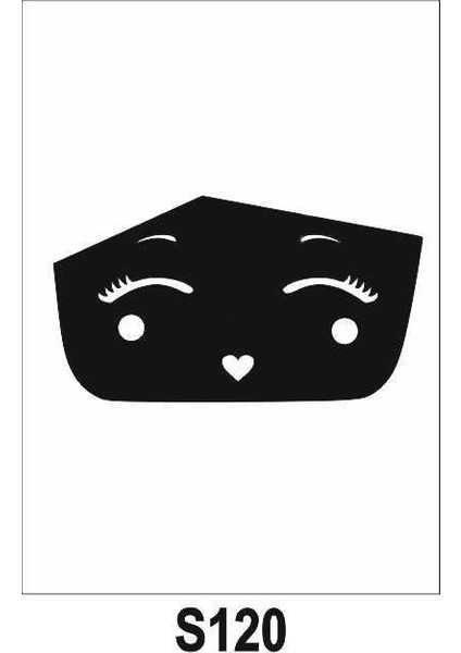 S-120 Karışık Desenler Stencil Şablon 21 x 30 cm