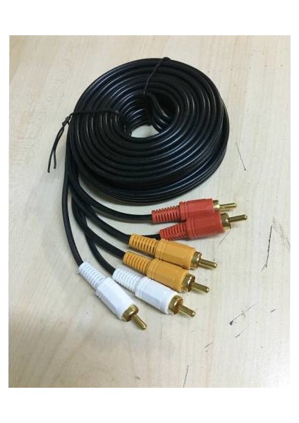 10 Metre 3 x 3 Rca Kablo 10 Metre Rca Kablo