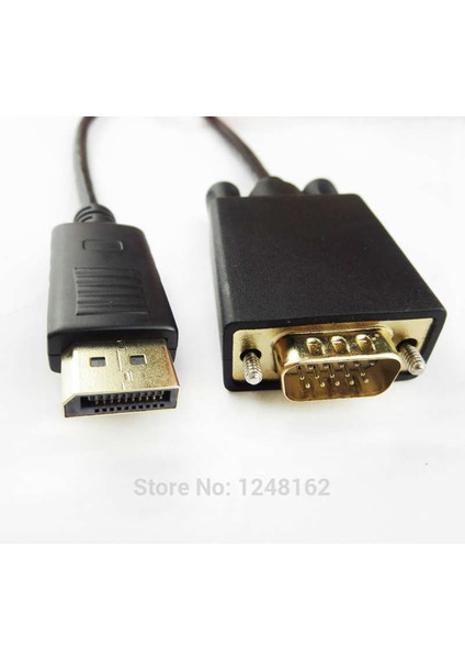 1.8 Metre Display Port To VGA Kablo V1.1 Displayport VGA Kablo