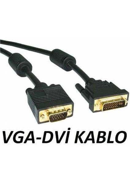 1.8 Metre DVI To VGA Kablo 24 5 DVI VGA Kablo DVI VGA Kablo