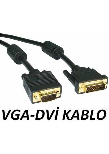 5 Metre DVI To VGA Kablo 24 5 DVI VGA Kablo 5 Metre DVI VGA Kablo