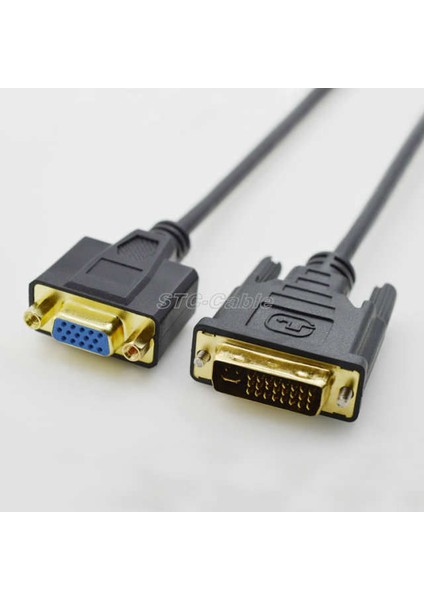 5 Metre DVI To VGA Kablo 24 5 DVI VGA Kablo 5 Metre DVI VGA Kablo