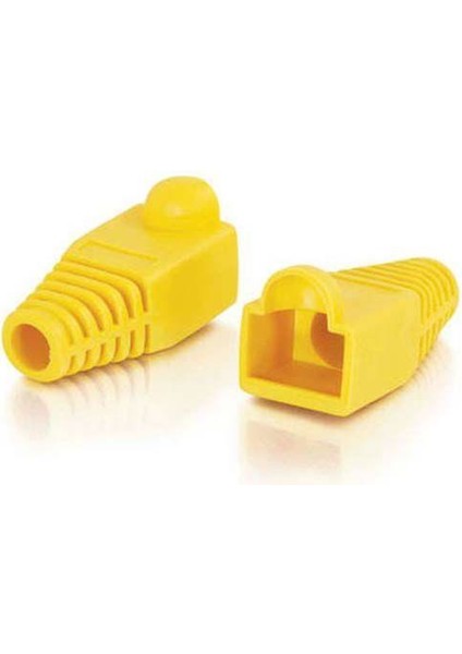 Sarı Cat6 Kılıf Sarı Cat5 Kılıf 100 Adet Sarı RJ45 Kılıf