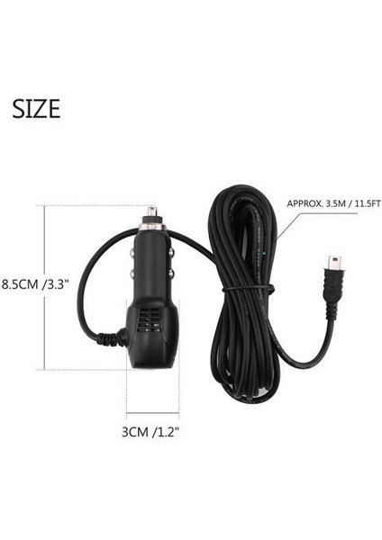 PlatoonNavigasyon Adaptörü 5VOLT 2AMPER USB Çıkışı 3.5 Metre