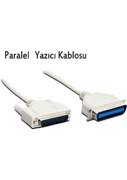 5 Metre 1284 Lpt Yazıcı Kablosu 25 Pin Paralel Printer Kablo