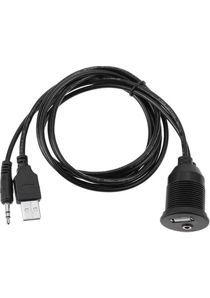 USB 2.0 -3.5mm Aux Uzatma Kablo ve Montaj Aparatı USB Aux Uzatma fiyatları