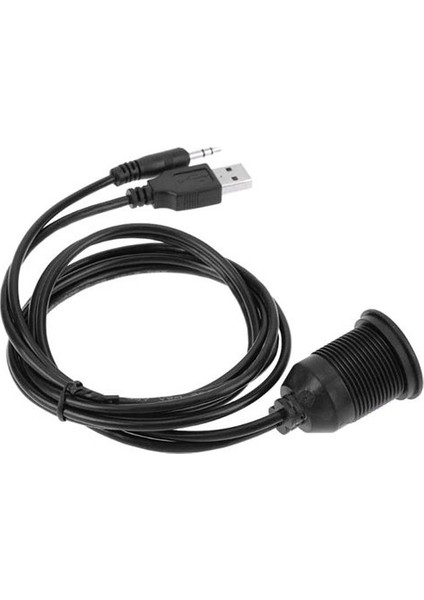 USB 2.0 -3.5mm Aux Uzatma Kablo ve Montaj Aparatı USB Aux Uzatma indirimleri