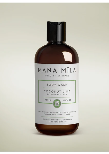 Mana Mila 300 ml Coconut Lime  Duş Jeli - Köpüğü