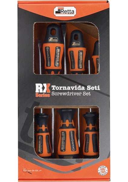 RXS-6000 Tornavida Seti 6 Lı Rx Serisi