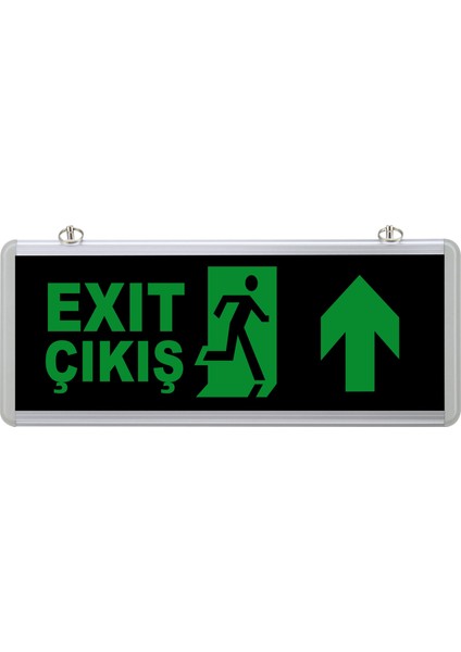 Çıkış/exit Acil Yönlendirme Armatürü (Çift Yön) Yukarı