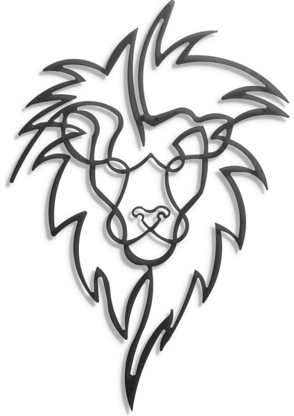 Aslan Metal Duvar Tablosu